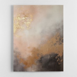 Rose Gold Abstract 2 Wall Art