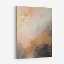 Rose Gold Abstract 2 Wall Art