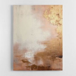 Rose Gold Abstract 1 Wall Art