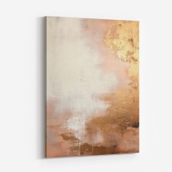 Rose Gold Abstract 1 Wall Art