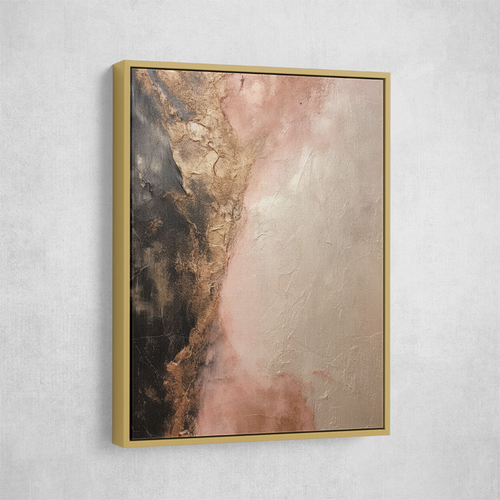 Rose Gold Abstract Wall Art Rose Gold Abstract Wall Art