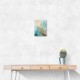 Turquoise & Gold 2 Abstract Wall Art Turquoise & Gold 2 Abstract Wall Art