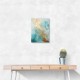 Turquoise & Gold 2 Abstract Wall Art Turquoise & Gold 2 Abstract Wall Art