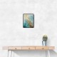 Turquoise & Gold 2 Abstract Wall Art Turquoise & Gold 2 Abstract Wall Art