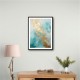 Turquoise & Gold 2 Abstract Wall Art Turquoise & Gold 2 Abstract Wall Art