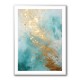 Turquoise & Gold 2 Abstract Wall Art Turquoise & Gold 2 Abstract Wall Art