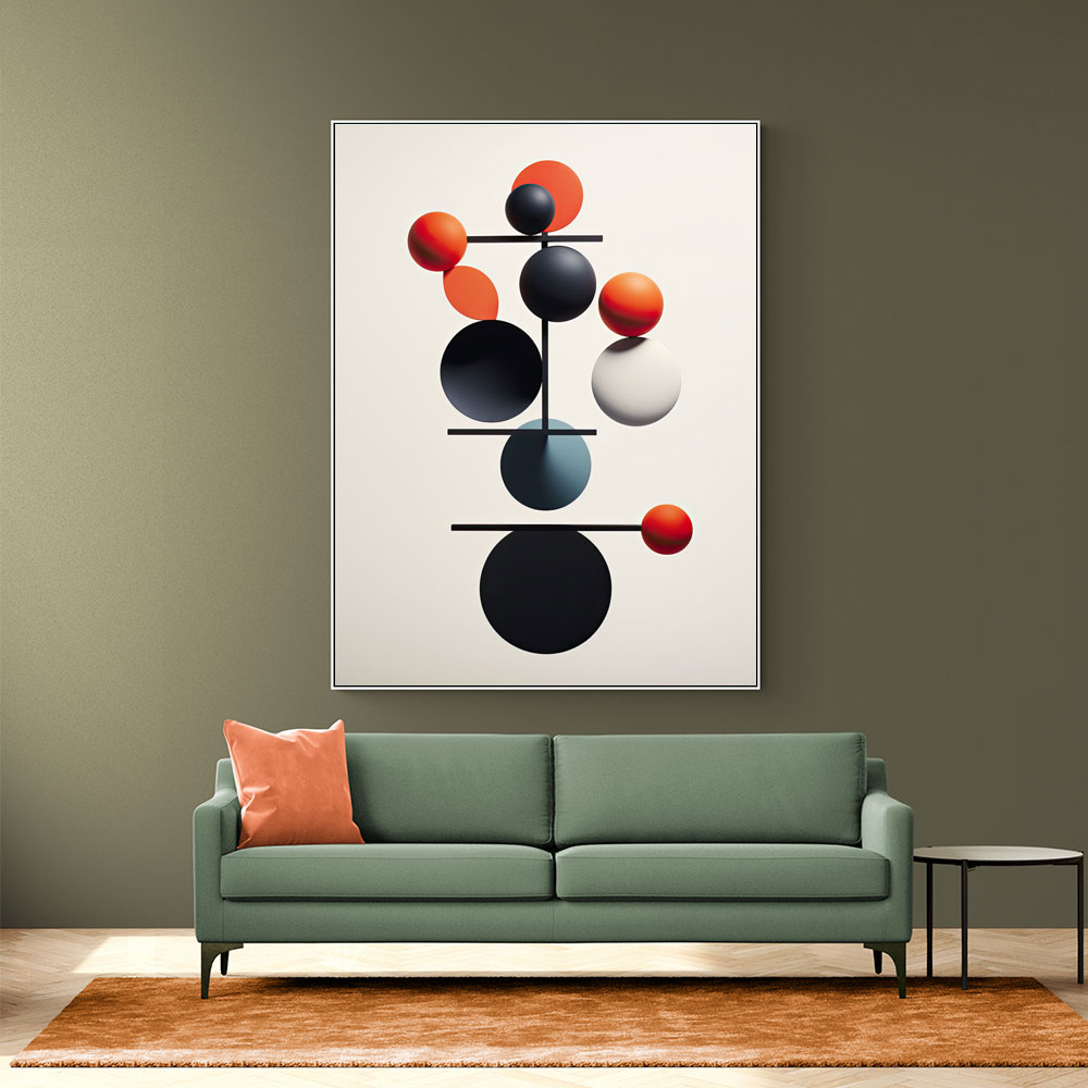 Spheres Abstract Shapes 11 Wall Art