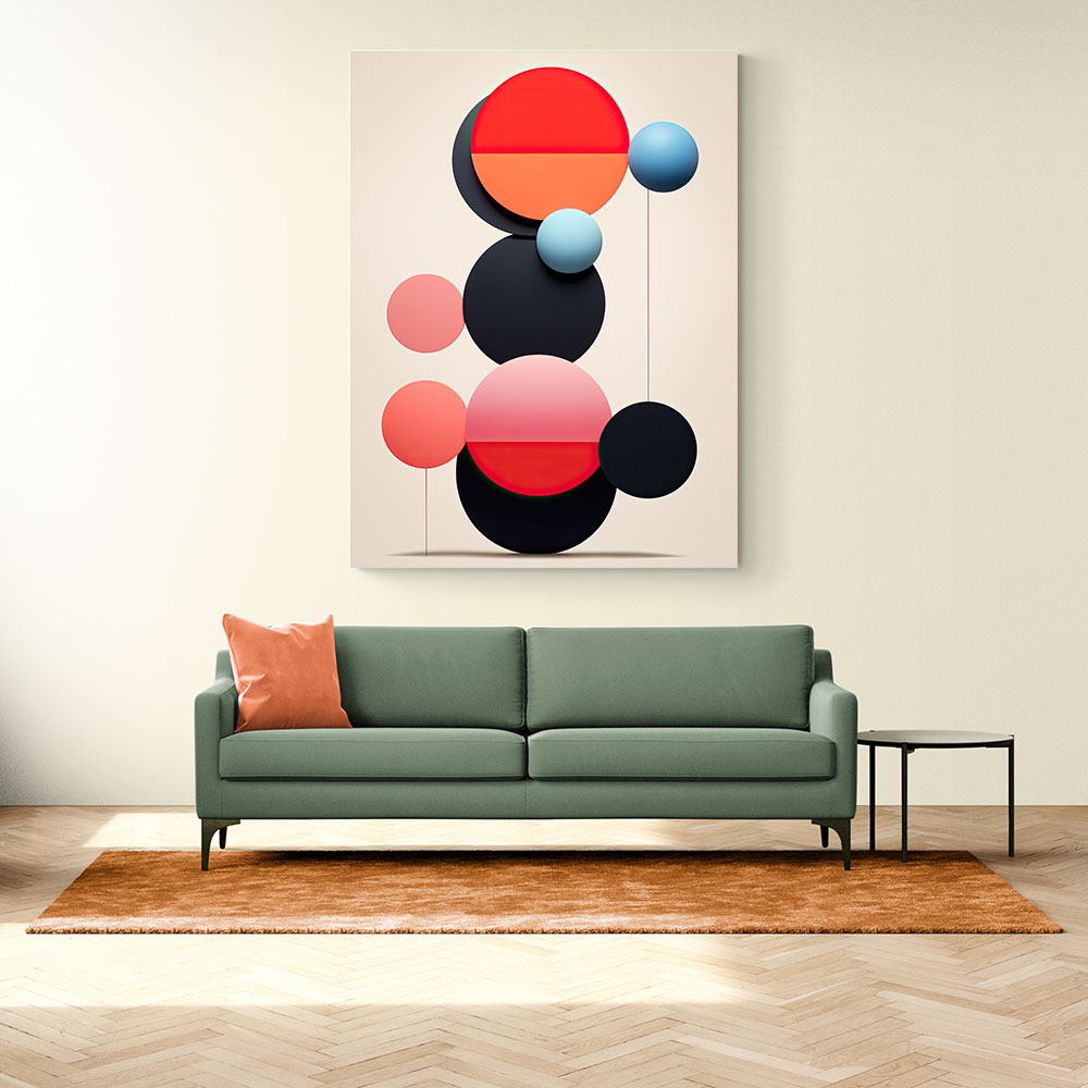Spheres Abstract Shapes 12 Wall Art