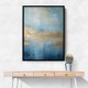 Blue & Gold Abstract 3 Wall Art Blue & Gold Abstract 3 Wall Art