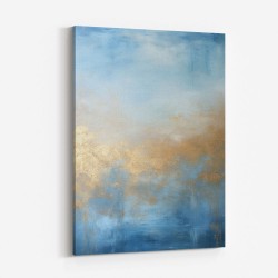 Blue & Gold Abstract 4 Wall Art