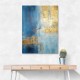 Blue & Gold Abstract 8 Wall Art