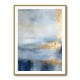 Blue & Gold Abstract 11 Wall Art