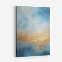 Blue & Gold Abstract 13 Wall Art