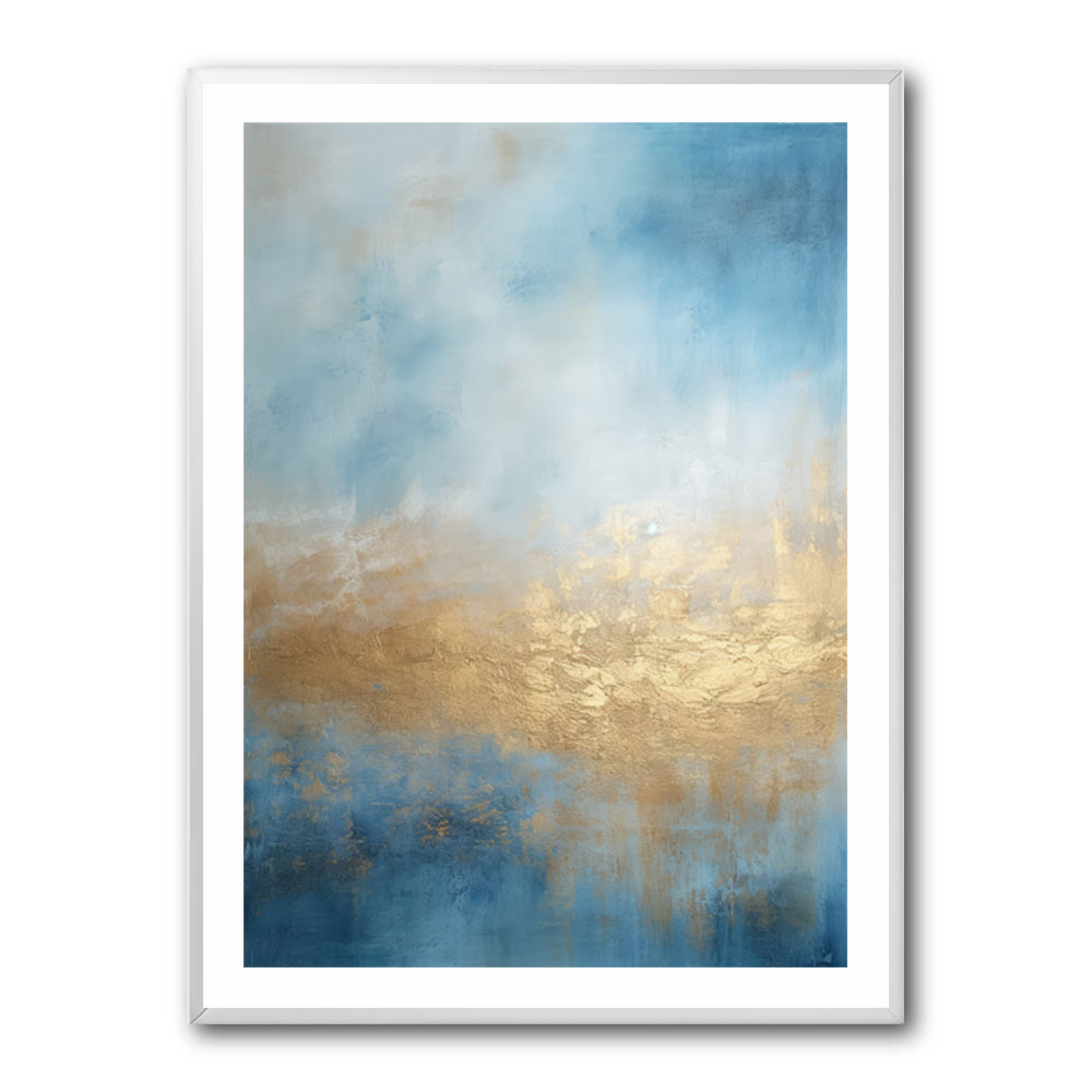 Blue & Gold Abstract 13 Wall Art Blue & Gold Abstract 13 Wall Art