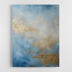Blue & Gold Abstract 14 Wall Art
