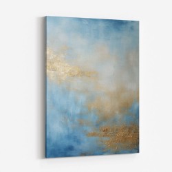 Blue & Gold Abstract 14 Wall Art