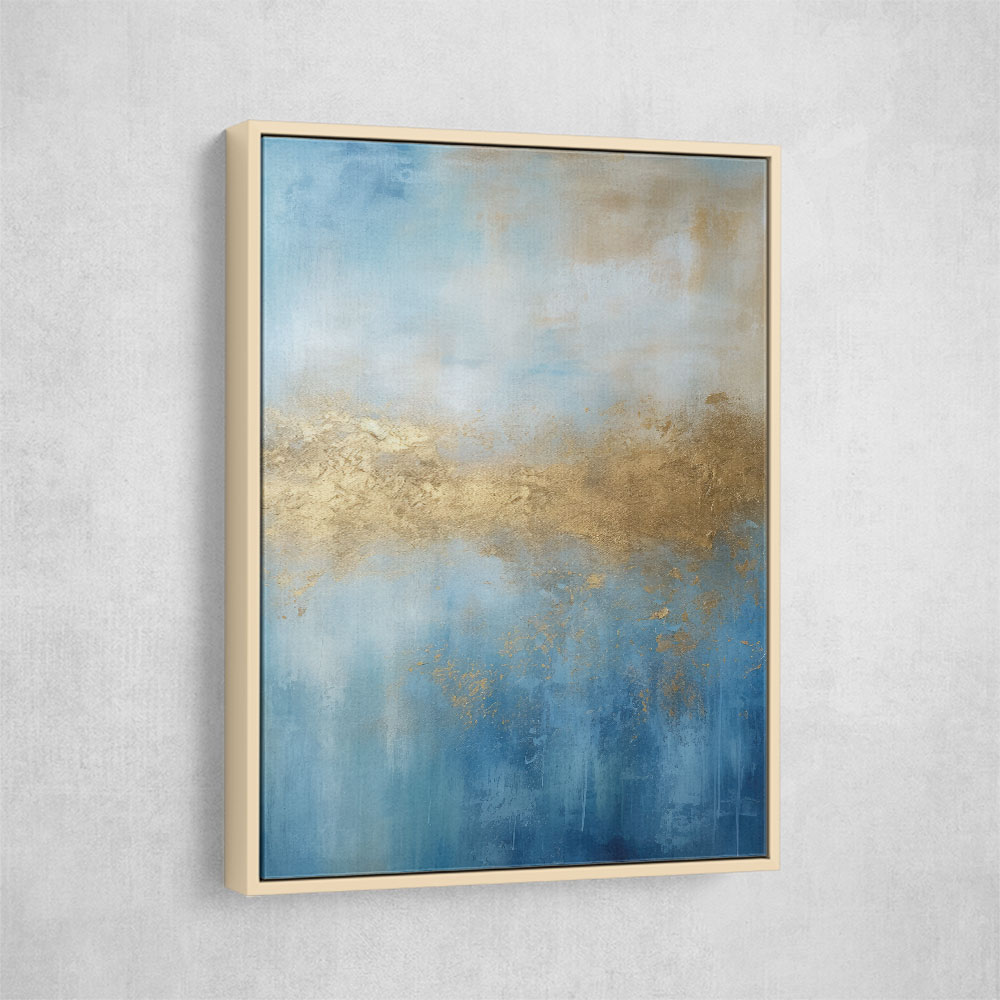 Blue & Gold Abstract 16 Wall Art