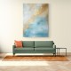 Blue & Gold Abstract 18 Wall Art Blue & Gold Abstract 18 Wall Art