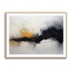 Black & Gold Abstract Strokes Wall Art Black & Gold Abstract Strokes Wall Art