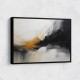 Black & Gold Abstract Strokes 3 Wall Art