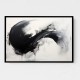 Black Brush Strokes 7 Abstract Wall Art