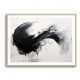 Black Brush Strokes 7 Abstract Wall Art