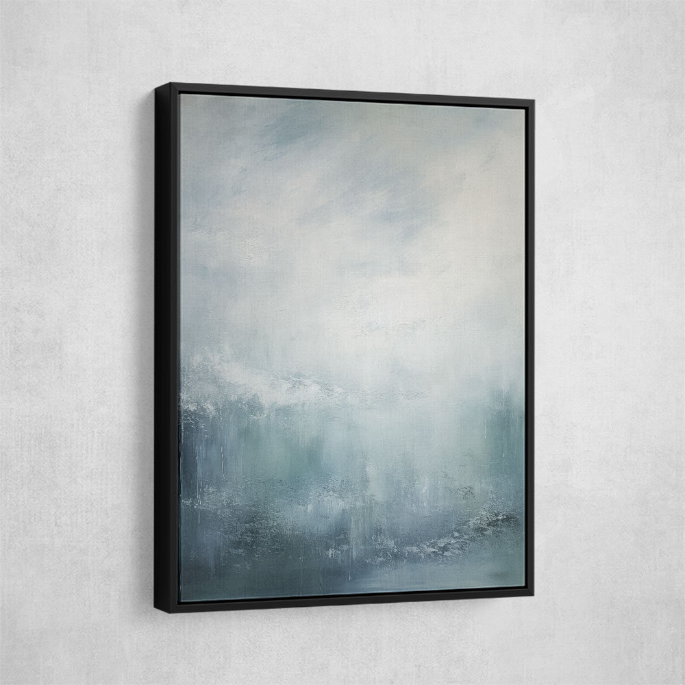 Blue & Silver Abstract 1 Wall Art Blue & Silver Abstract 1 Wall Art