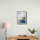 Blue & Gold Abstract 20 Wall Art Blue & Gold Abstract 20 Wall Art
