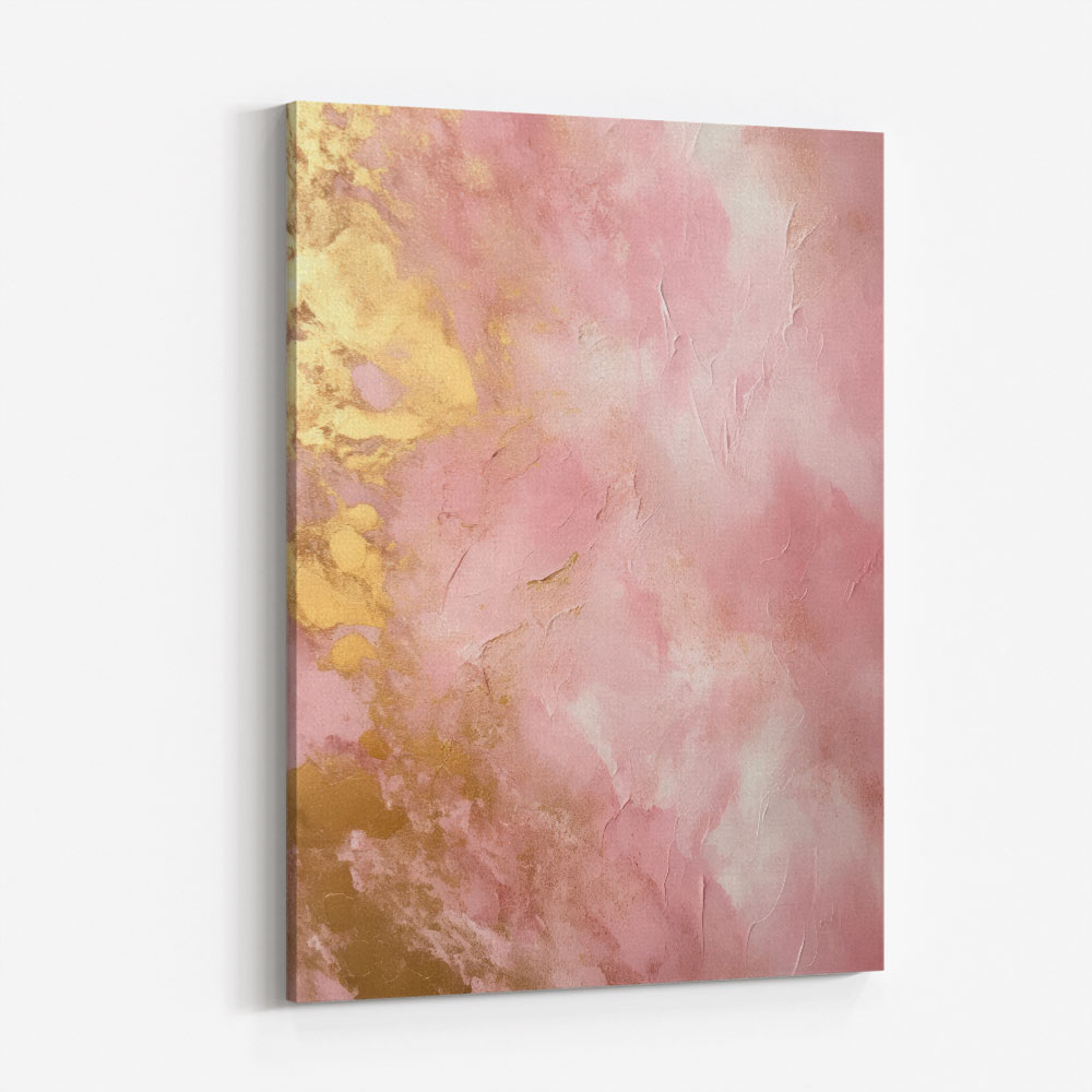 Pink & Gold Stroke Abstract 6 Wall Art Pink & Gold Stroke Abstract 6 Wall Art