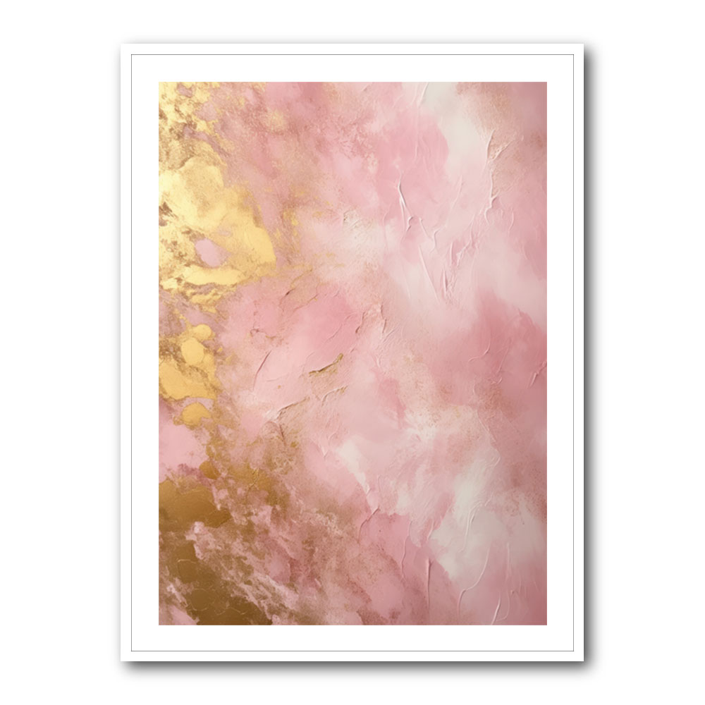 Pink & Gold Stroke Abstract 6 Wall Art Pink & Gold Stroke Abstract 6 Wall Art