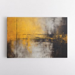 Black & Gold Abstract Texture Wall Art