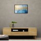 Gold Stroke on Blue Abstract Wall Art Gold Stroke on Blue Abstract Wall Art