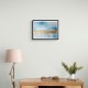 Gold Stroke on Blue Abstract 1 Wall Art Gold Stroke on Blue Abstract 1 Wall Art