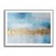Gold Stroke on Blue Abstract 1 Wall Art Gold Stroke on Blue Abstract 1 Wall Art
