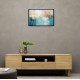 Gold Stroke on Turquoise Abstract 24 Wall Art Gold Stroke on Turquoise Abstract 24 Wall Art