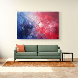 Red & Blue Abstract 1 Wall Art