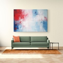 Red & Blue Abstract 3 Wall Art