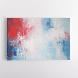 Red & Blue Abstract 3 Wall Art