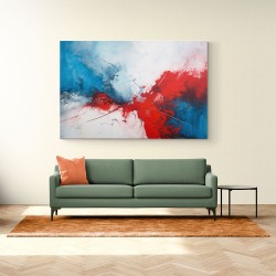 Red & Blue Abstract 4 Wall Art