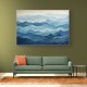 Mountains Blue Abstract 2 Wall Art