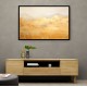 Gold Mountains Abstract Wall Art