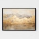 Gold Mountains Abstract 1 Wall Art