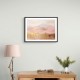 Gold Peaks On Pink Abstract 1 Wall Art