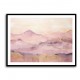 Gold Peaks On Pink Abstract 3 Wall Art