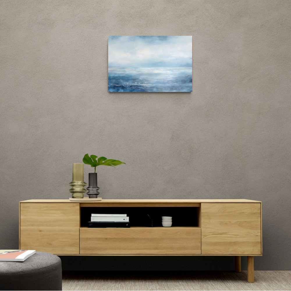 Seascape Blue Abstract 3 Wall Art