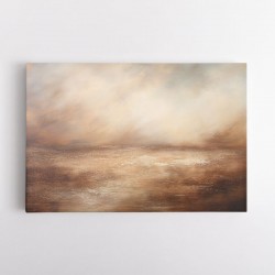 Seascape Brown Abstract Wall Art