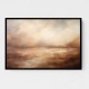 Seascape Brown Abstract Wall Art