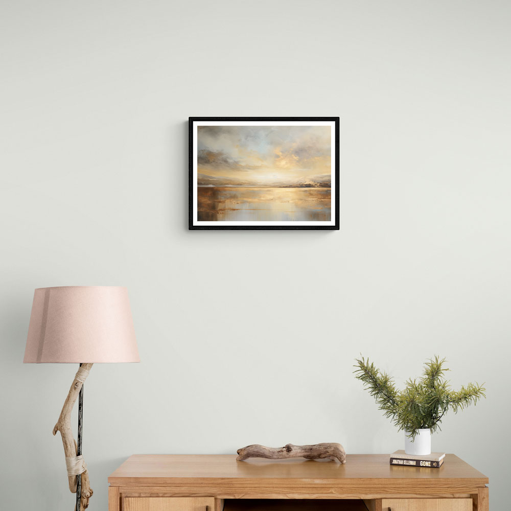 Seascape Gold Abstract Wall Art
