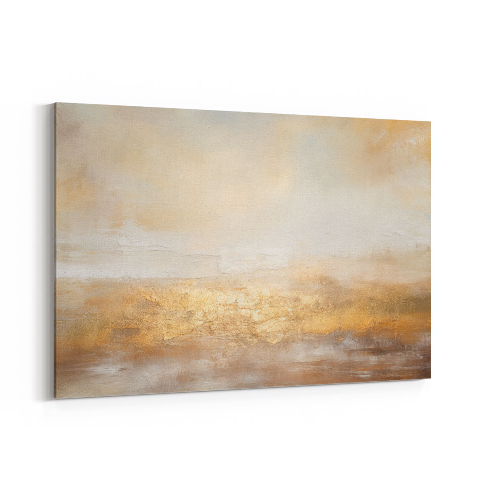 Seascape Gold Abstract 2 Wall Art