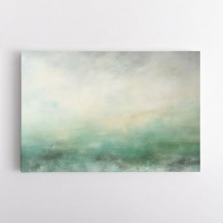 Seascape Green Abstract Wall Art